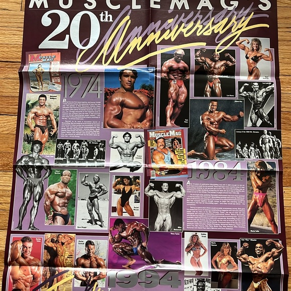 Vintage MuscleMag Poster / 1994 - Picture 3 of 6